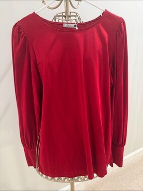 Red L/S Top